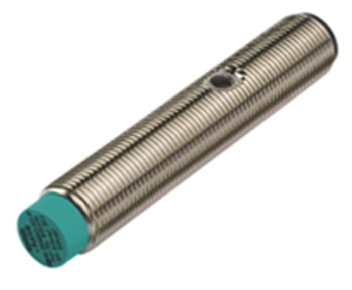 Pepperl + Fuchs Inductive Barrel-Style Proximity Sensor, M12 x 1, 4 mm Detection, PNP Output, 10 → 30 V dc, IP67