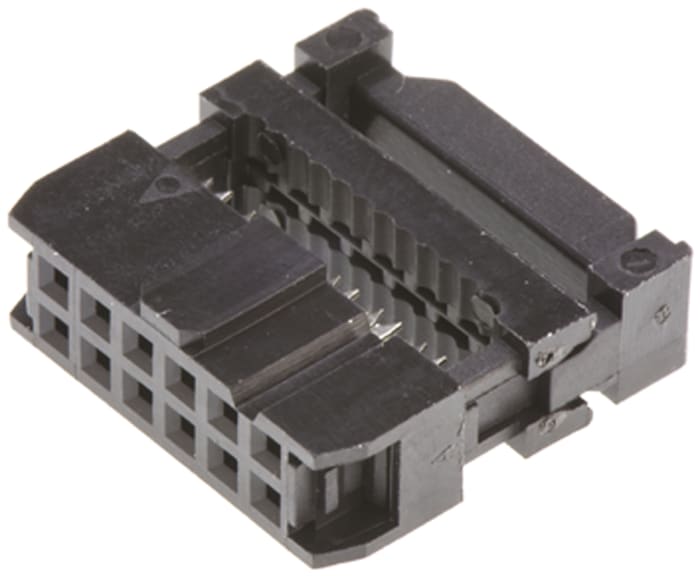 Amphenol Communications Solutions 12-Way IDC Connector Socket for Cable Mount, 2-Row