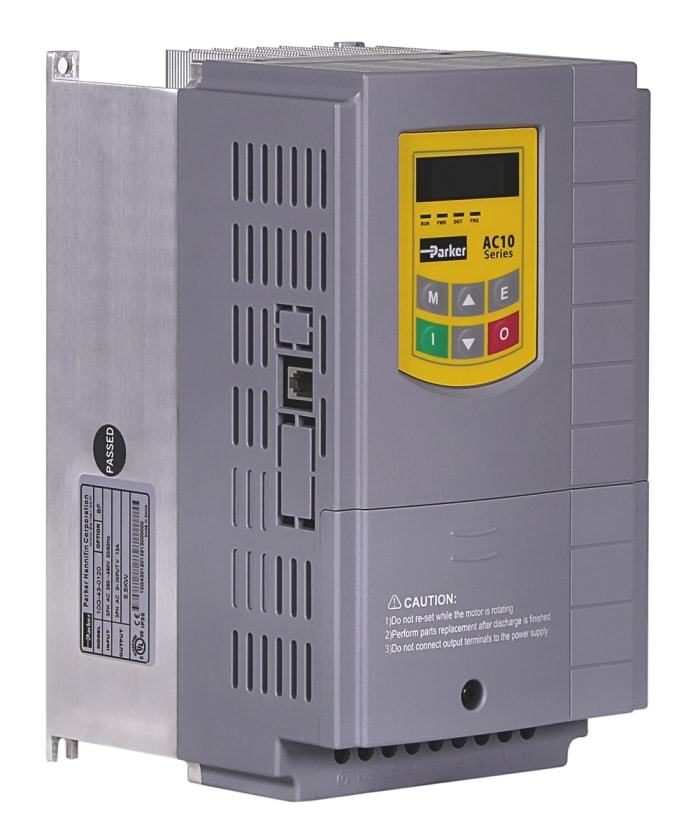 Parker Inverter Drive, 3 kW, 3 Phase, 400 V ac, 11.6 A, AC10 Series