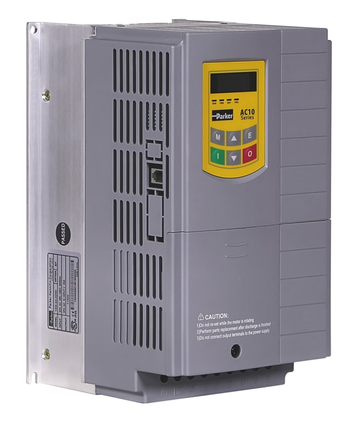 Parker Inverter Drive, 7.5 kW, 3 Phase, 400 V ac, 22.1 A, AC10 Series