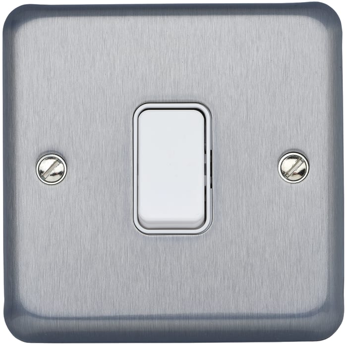 MK Electric Rocker Light Switch 2 Way 1 Gang Albany Plus