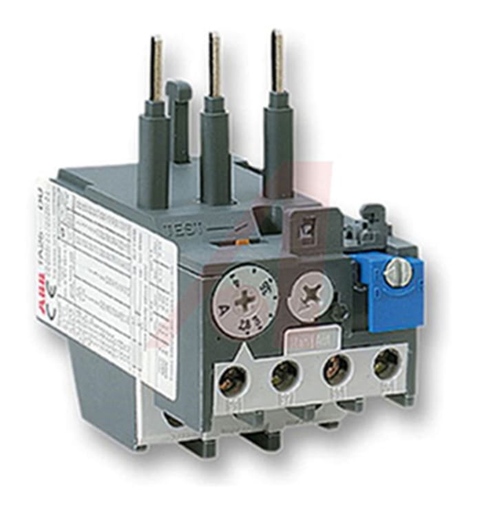 Relais de surcharge thermique ABB TA25, NO/NF, 1,25 A c.c., 3 A c.a., Vin 250 V c.c., 600 V c.a., 690 V c.a.