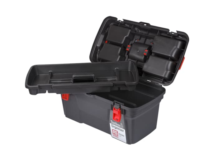 RS PRO | RS PRO Plastic Tool Box, 494 x 250 x 263mm | 833-5988 | RS  Components