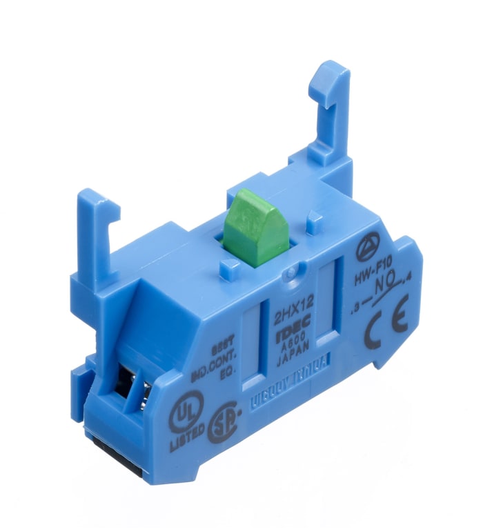 Idec HW Series Contact Block - 1NO 600 V