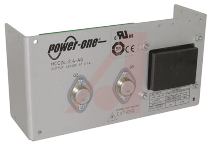 BEL POWER SOLUTIONS INC Open Frame Linear Power Supply, 100 → 264V ac Input, -24 V, 24 V Output, 2.4A Output,