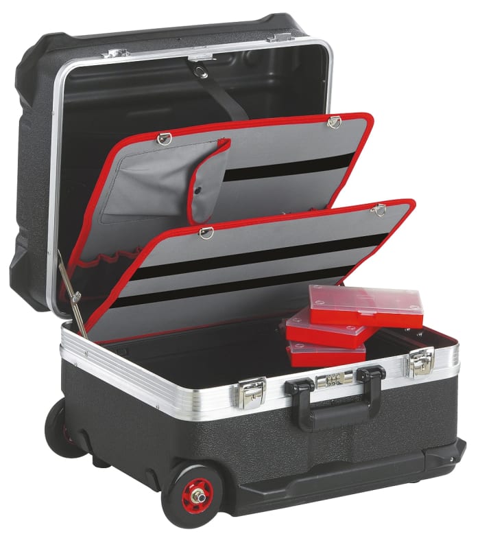 BV.61A Plastic Tool Case, with 2 Wheels, 550 x 440 x
