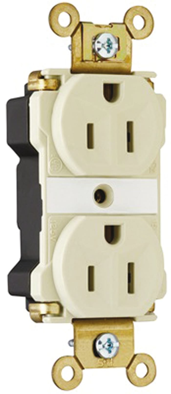 PASS & SEYMOUR 2 Gang Electrical Socket, 15A, NEMA 5-15R