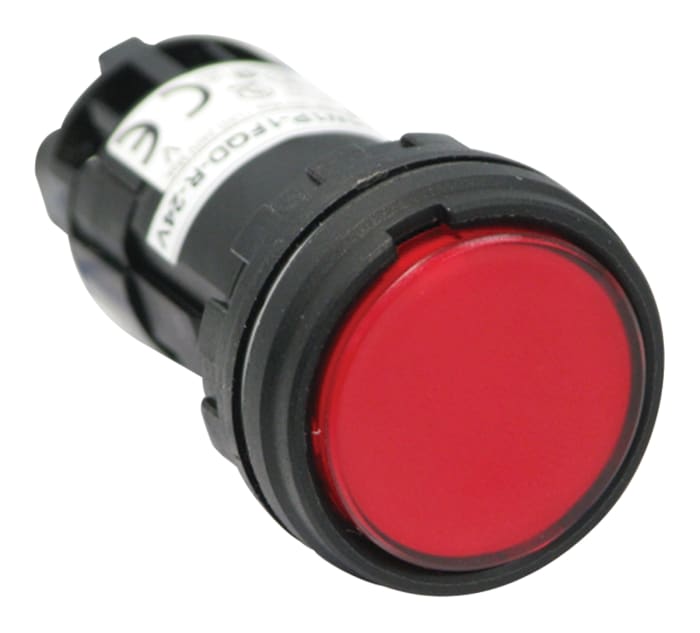 Idec Red Panel Mount Indicator, 24.1 x 22.3mm Mounting Hole Size, Screw Terminal Termination