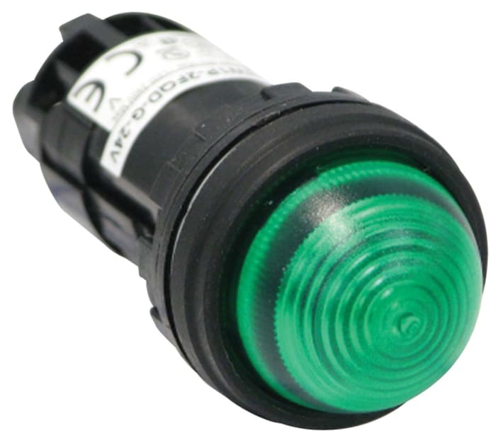 HW1P-2FQD-G-24V Idec | Idec Green Panel Mount Indicator, 24.1 x 22.3mm ...