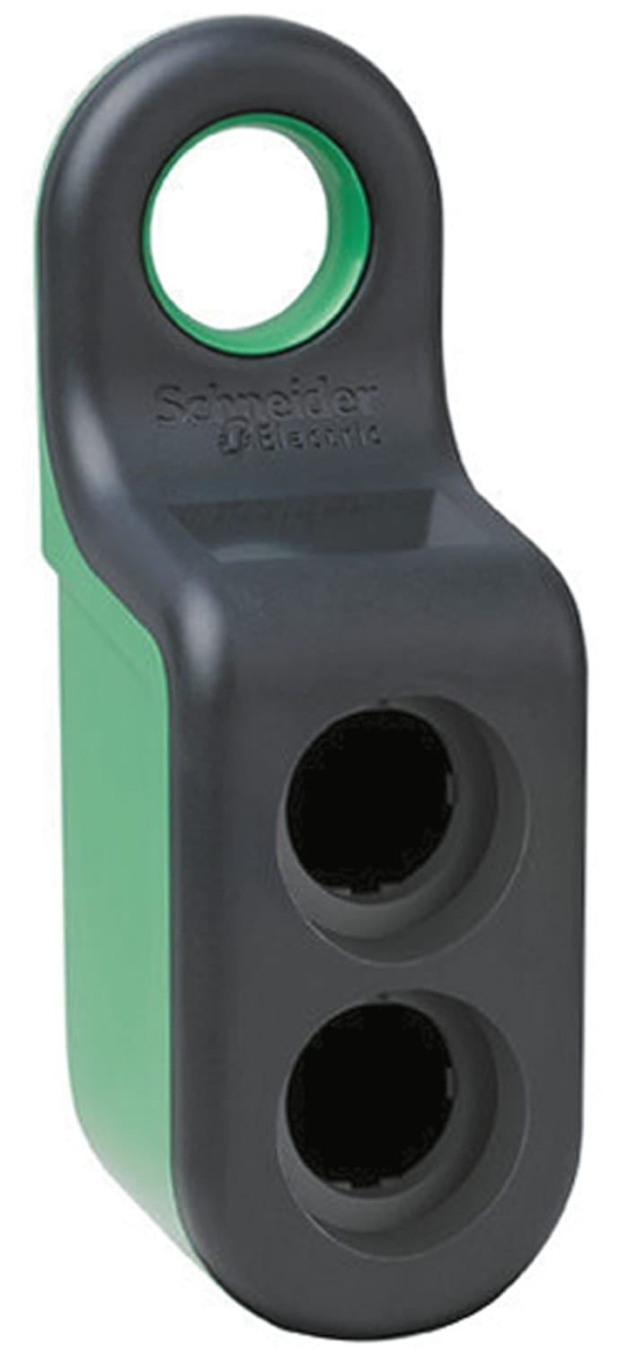 Schneider Electric Black Plastic Harmony XB Push Button Enclosure - 2 Hole 22mm Diameter