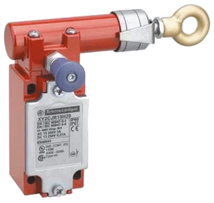 Telemecanique Sensors XY2CJ Rope Pull Switch, 30m, NO/2NC, Right Side