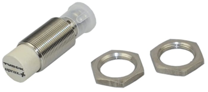 Turck Inductive Threaded Barrel Proximity Sensor, M18, 15 mm Detection, PNP NO, 10 → 30 V dc