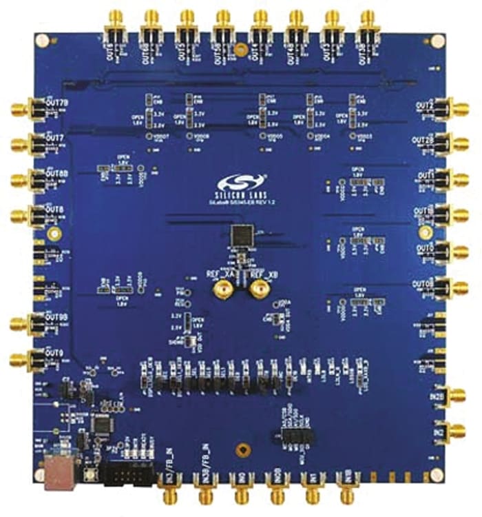 Skyworks Solutions Inc Si5341-EVB, Clock Multiplier/Jitter-Attenuator Evaluation Board for Si5341