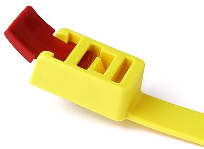 Serre-câble HellermannTyton RTT750HR 752mm x 13 mm Rouge/jaune en Polyamide