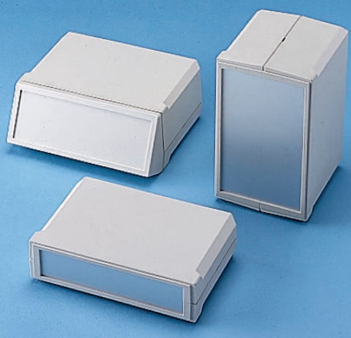 Boîtier d'instrumentation OKW Motec M en ABS Blanc, dim. ext. 205 x 140 x 50mm