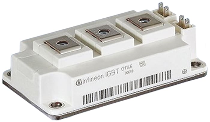 Infineon FF150R12KS4HOSA1 Series IGBT Module, 225 A 1200 V, 7-Pin 62MM Module, Panel Mount