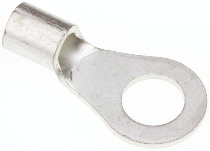 JST, R Uninsulated Ring Terminal, 8mm Stud Size, 6.6mm² to 10.5mm² Wire Size
