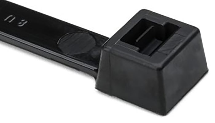 Serre-câble HellermannTyton T150, 925mm x 8,8 mm, Noir, en Nylon 66, x 25