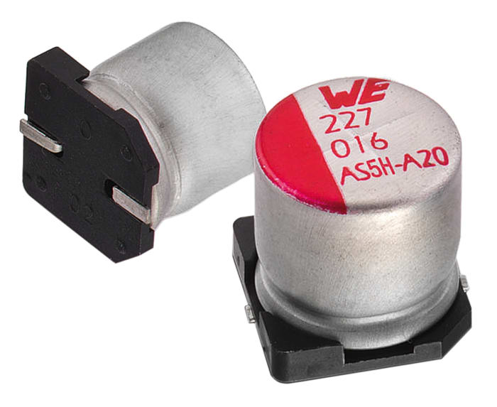 Wurth Elektronik 100μF Aluminium Electrolytic Capacitor 35V dc, Surface Mount - 865080545012