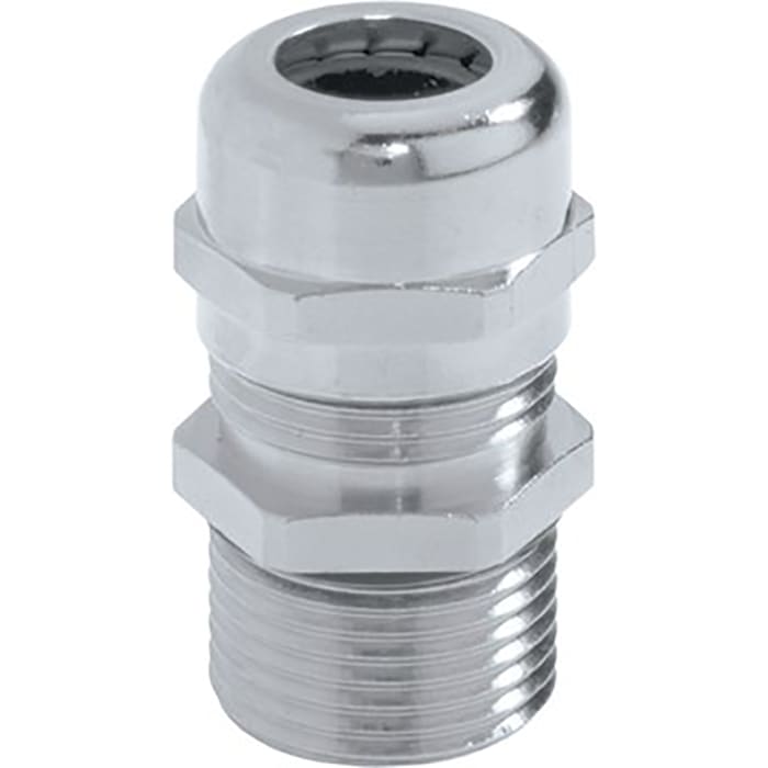 Lapp SKINTOP Series Metallic Nickel Plated Brass Cable Gland, M20 Thread, 7mm min., 13mm max., IP68