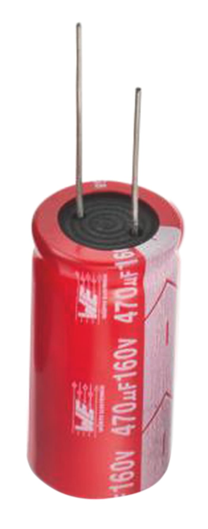 Wurth Elektronik 470μF Aluminium Electrolytic Capacitor 25V dc, Radial, Through Hole - 860010474013