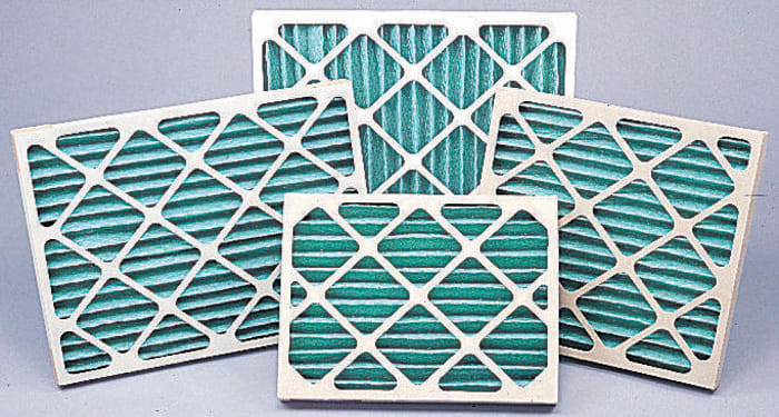 RS PRO Cotton, Synthetic Fibre Pleated Panel Filter, G4 Grade, 610 x 610 x 50mm
