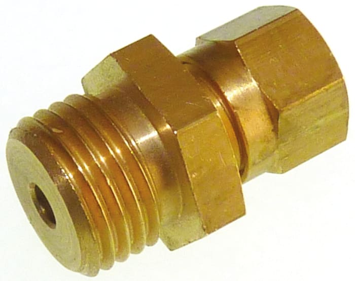 RS PRO Brass Compression Fitting for use with 3/16 in Probe Thermocouple
