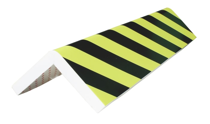 RS PRO Black, Yellow Impact Protector 750mm x 300mm