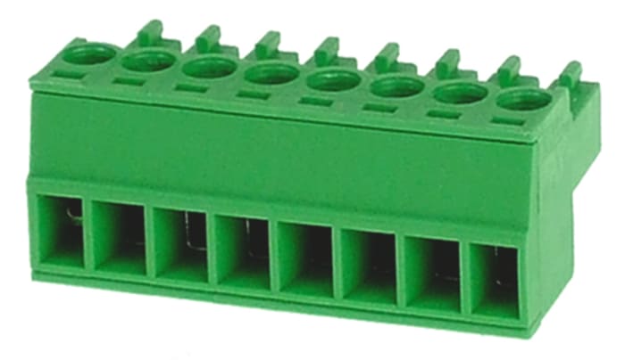RS PRO 3.5mm Pitch 8 Way Pluggable Terminal Block, Plug-In, Screw Termination