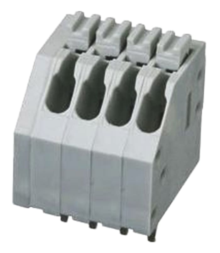 Bornier pour CI RS PRO 4 contacts 1 rangée(s) pas de 2.5mm
