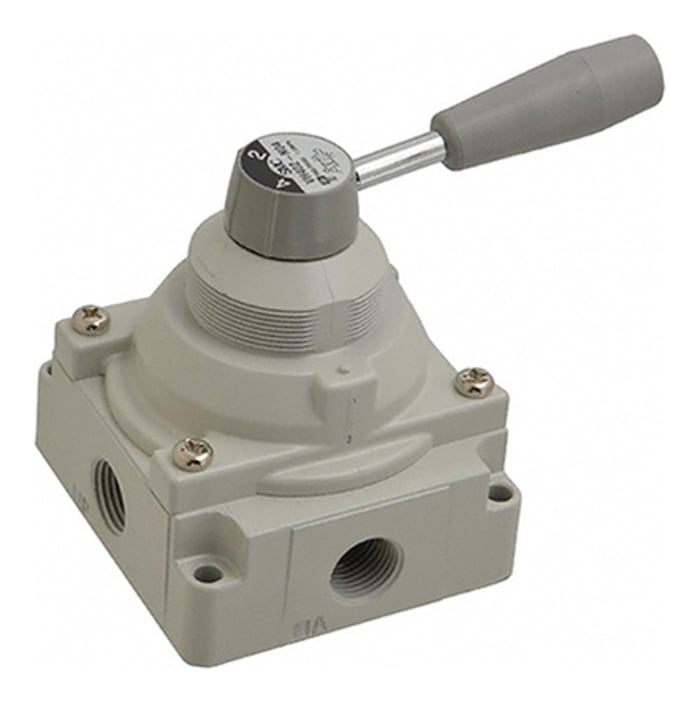 VH402N04 SMC SMC Manuel Yön Kontrol Valfi, NPT 1/2, Basınçlı