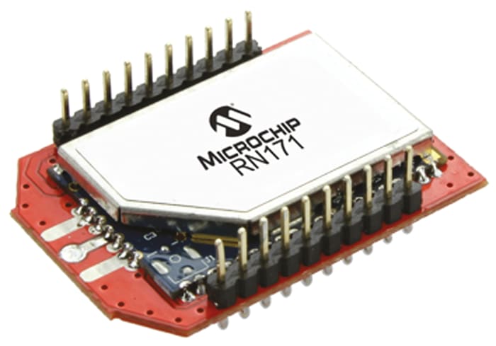 Microchip RN171XVU-I/RM 3 to 3.7V WiFi Module, 802.11b/g GPIO