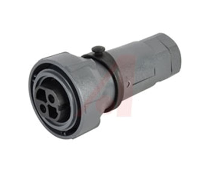 Bulgin Connector, 2 Contacts, Cable Mount, Socket, Female, IP66, IP68, IP69K, Buccaneer 7000 Series