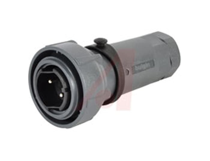 Bulgin Circular Connector, 2 Contacts, Cable Mount, Plug, Male, IP66, IP68, IP69K, Buccaneer 7000 Series