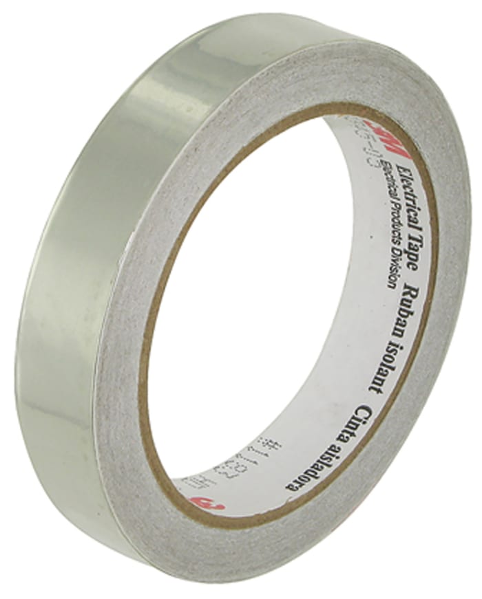 3M 1183 Conductive Tin Clad Copper Tape, 19.1mm x 16m