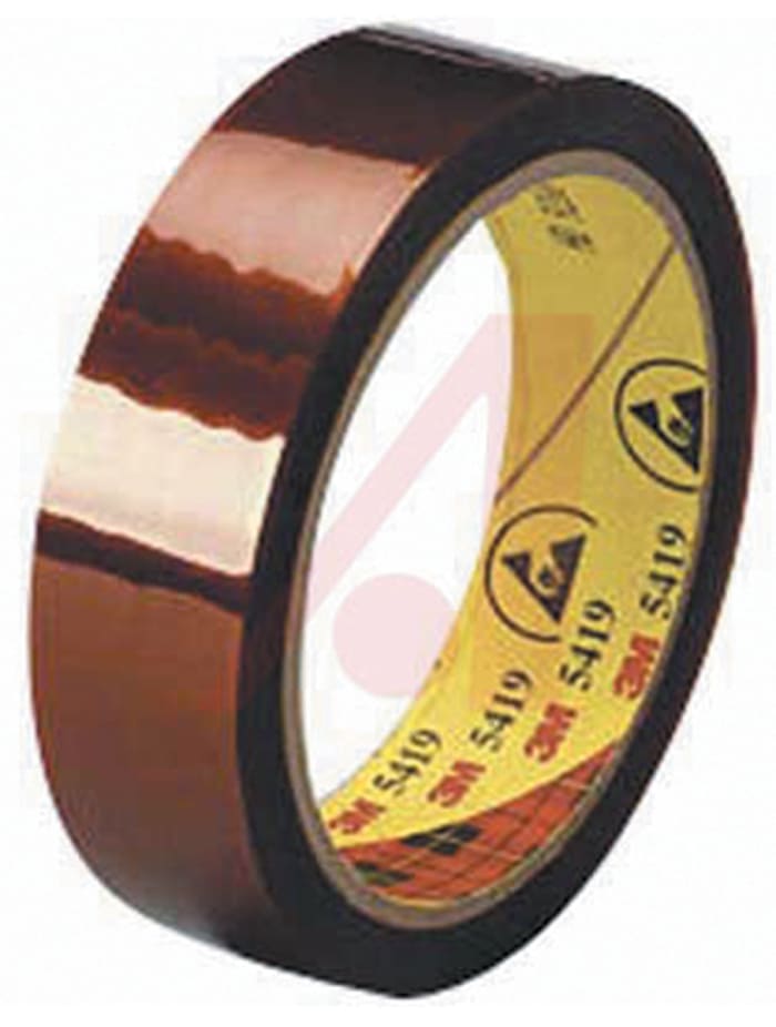 3M Scotch 5419 Brown Polyimide Electrical Insulation Tape, 19mm x 33m