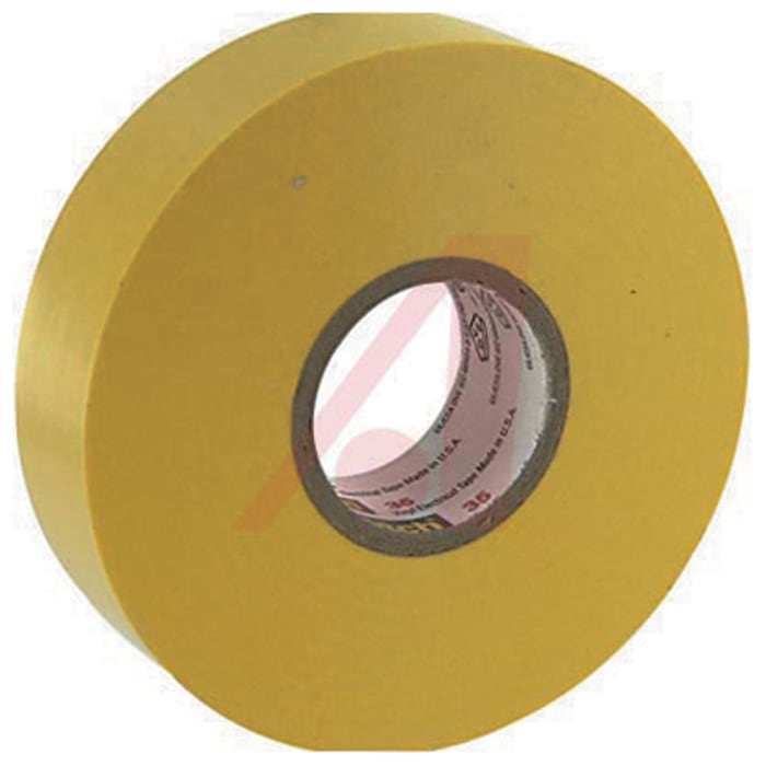 3M 3M 35 Yellow PTFE Tape, 20m x 19mm x 0.18mm