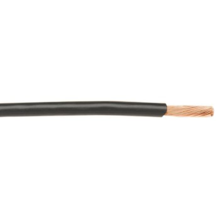 Alpha Wire Hook-up Wire PVC Series Black 0.33 mm² Hook Up Wire, 22 AWG, 1/0.64 mm, 305m, PVC Insulation, 3051/1 BK001