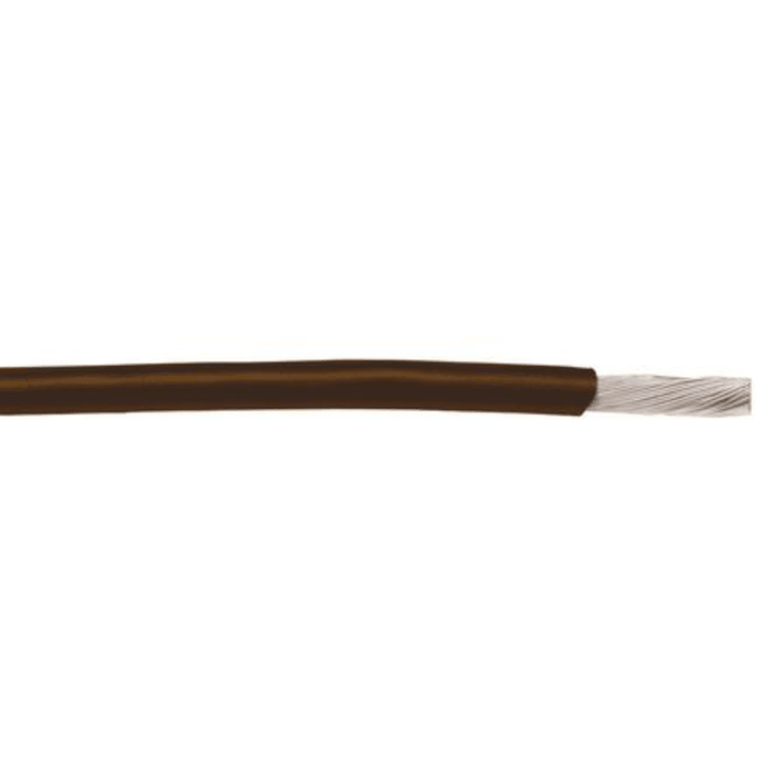 Fils de connexion Alpha Wire UL1015, Marron, 16 AWG, 30m, 600 V