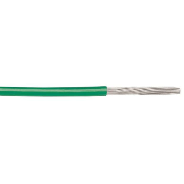 Fils de connexion Alpha Wire UL1015, Vert, 16 AWG, 30m, 600 V