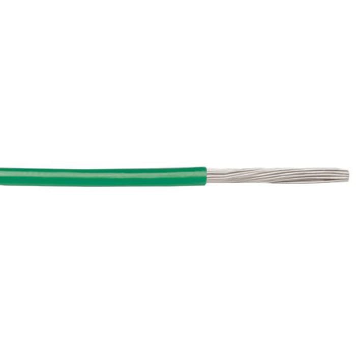 3077 GR005 Alpha Wire  Alpha Wire Green 1.3 mm² Hook Up Wire, 16