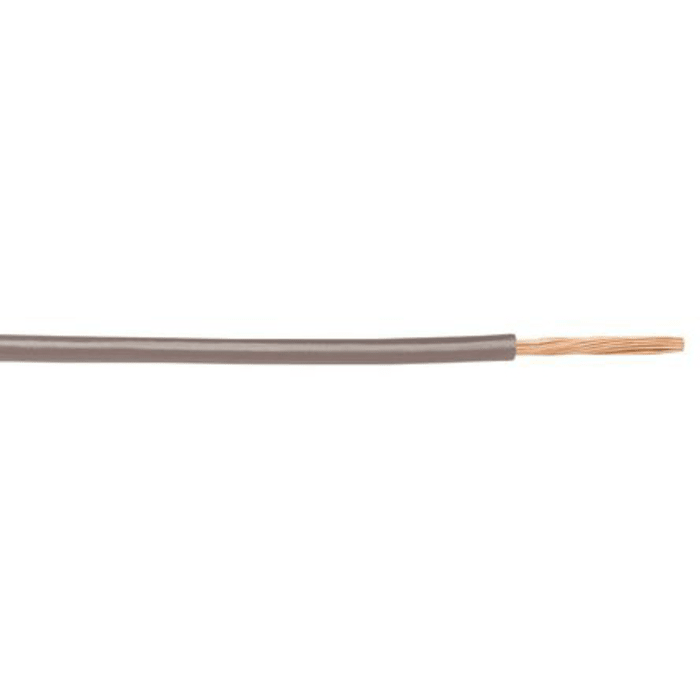 Alpha Wire Hook-up Wire PVC Series Grey 0.75 mm² Hook Up Wire, 18 AWG, 16/0.25 mm, 30m, PVC Insulation, 1555 SL005