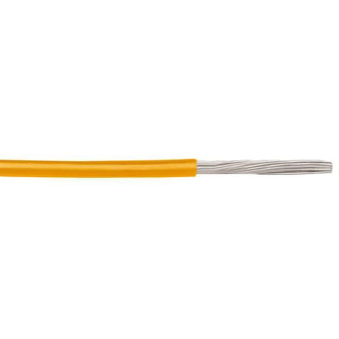 Fils de connexion Alpha Wire UL1015, 2,09 mm², Orange, 14 AWG, 30m, 600 V