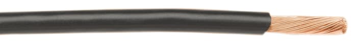 Alpha Wire Black Hook Up Wire, 22 AWG, 305m, PVC Insulation, 3051/1 BK005