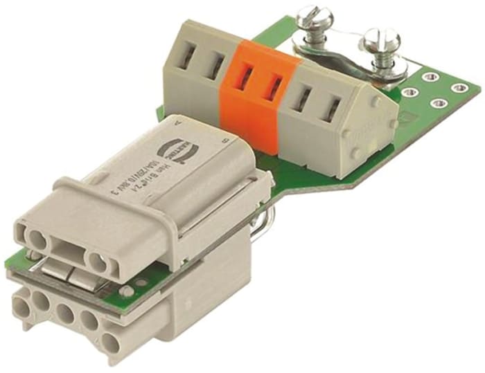 HARTING Heavy Duty Power Connector Insert, 10A, Female, HAN Brid Series, 6 Contacts
