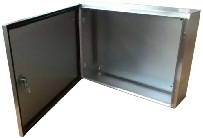 Coffret mural RS PRO en Acier inoxydable 304, diamètre extérieur 800 x 800 x 300mm, IP66
