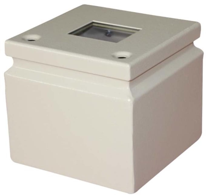 RS PRO Grey Steel Junction Box, IP65, 150 x 150 x 80mm