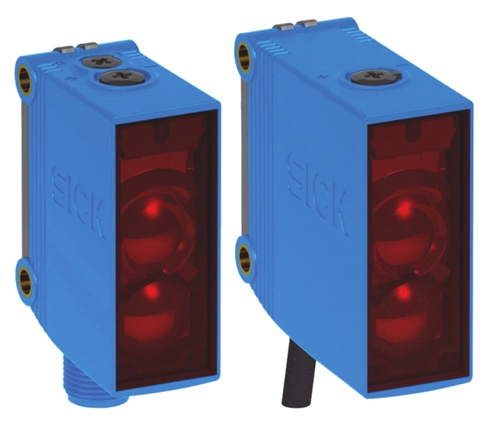 SICK Retroreflective Photoelectric Sensor, Block Sensor, 80 mm → 15 m Detection Range