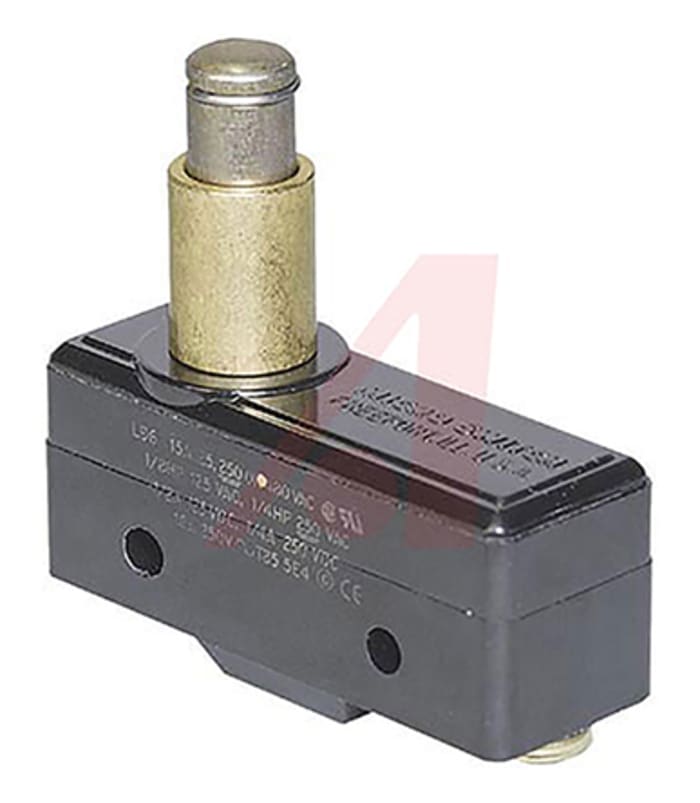 Honeywell Plunger Micro Switch, Screw Terminal, 15 A, SP-CO