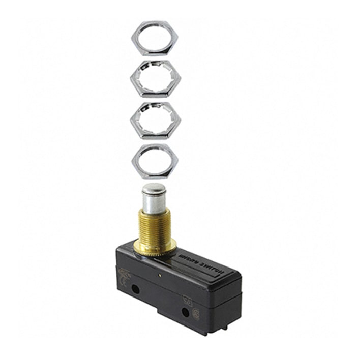 Honeywell Plunger Microswitch, Solder Terminal, 15 A, SPDT